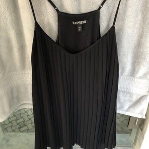 Black Pleated M Express Top Cami